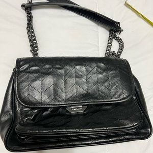 Black shoulder/crossbody bag